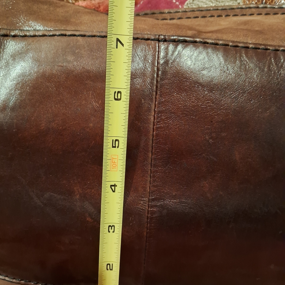 Fossil Multicolor Patchwork Satchel - image 4